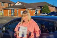 Another first time pass this time at Newcastle, underline well done to Lyndsey and Alan, the instructor