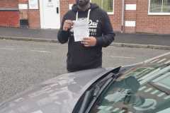 Another pass this time at Cobridge driving test centre with Alan Andrews