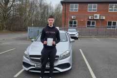 Saturday driving test pass for Ben