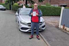 Dan was very motivated and passed his theory test last week and passed his driving test this week. Well done.