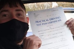 Congrats Chris Coveney who passed today at Newcastle Test Centre