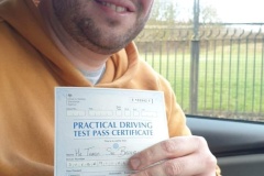 Another automatic driving test pass