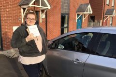 Congratulations to Lauren Hart for passing her driving test today at Crewe hope you get your car soon