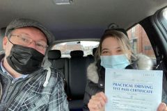 Another driving test pass for Rob Hunt.