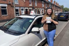 Congratulations to Laura today for passing her driving test with just 4 mdf’s at Cobridge with Rob. I told you you could do it! 😜. Take care in your car and I’ll see you about I’m sure.