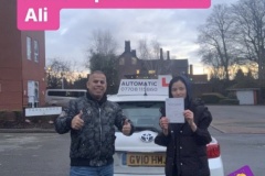 Another great pass for Ali he has done amazing this year book your automatic driving lesson with Ali