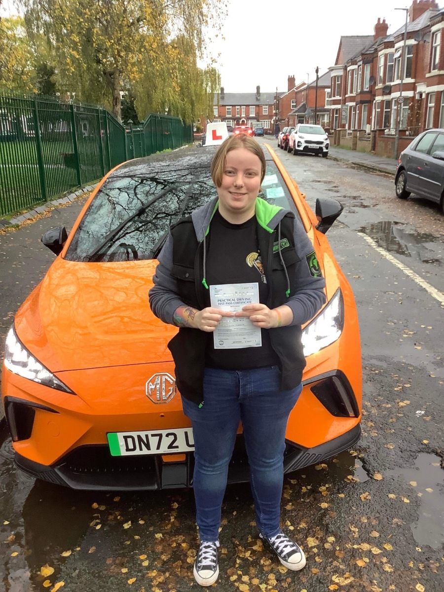 Another great first driving test Pass