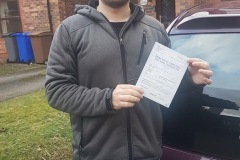 Congratulations Waleed on passing your test some good driving today all the best for the future