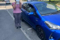Today was a great day second pass! Congratulations! Sarah passed her test today first attempt with only two minors. Very pleased for you.