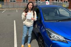 Congratulation to Liping who passed her test today. You worked so hard for it, well deserved. We had issues understanding each other because of your English but we didn’t give up. So pleased for you. You can take the kids to swimming now.