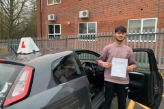 Pranav passed today first time Newcastle Test Center with 2 minors