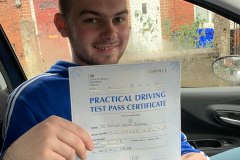 Well done and Congratulations to Sam passed his 🚘driving test today in Cobridge test centre. 
🚗🚗🏆