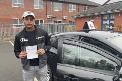 Jayden Shepherd first time pass at Newcastle this morning