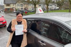 Congratulations to Siobhan passing first time at Cobridge test centre this morning. She has taken her time not rushing it & it's paid off. Well done, I'm so happy for her.