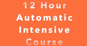 12 Hour Automatic Intensive Course