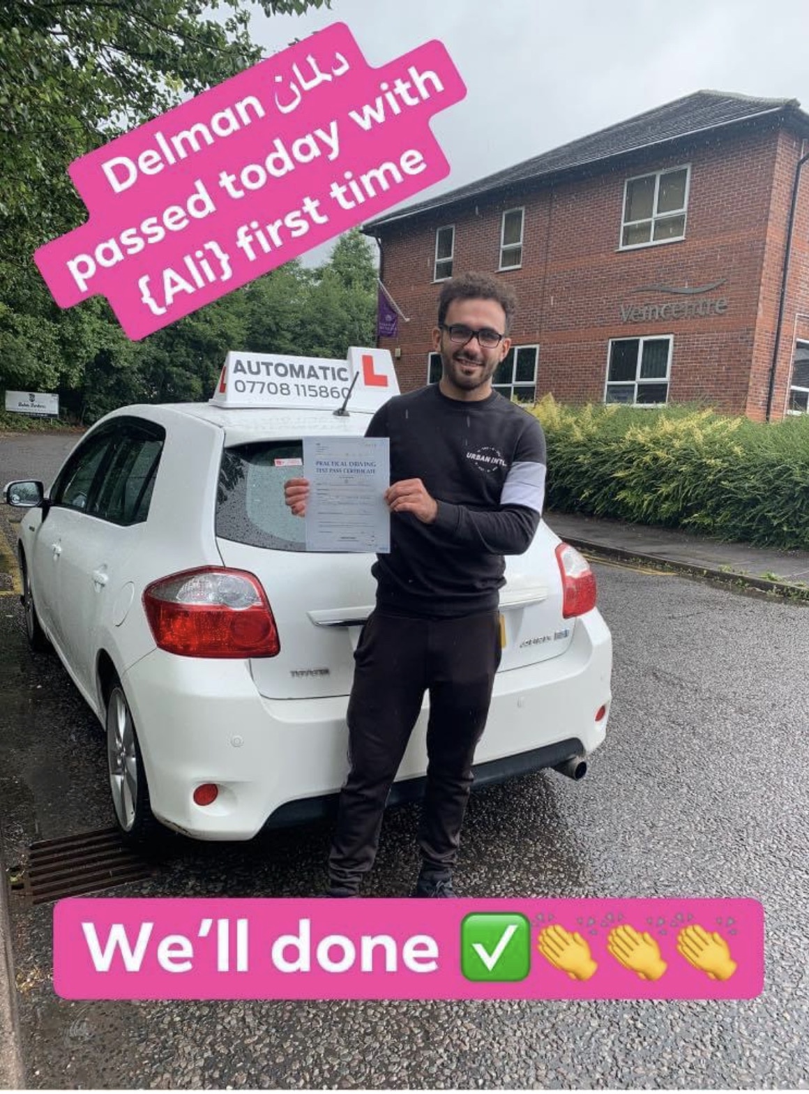 Delman first time Ali Automatic Driving Instructor 4