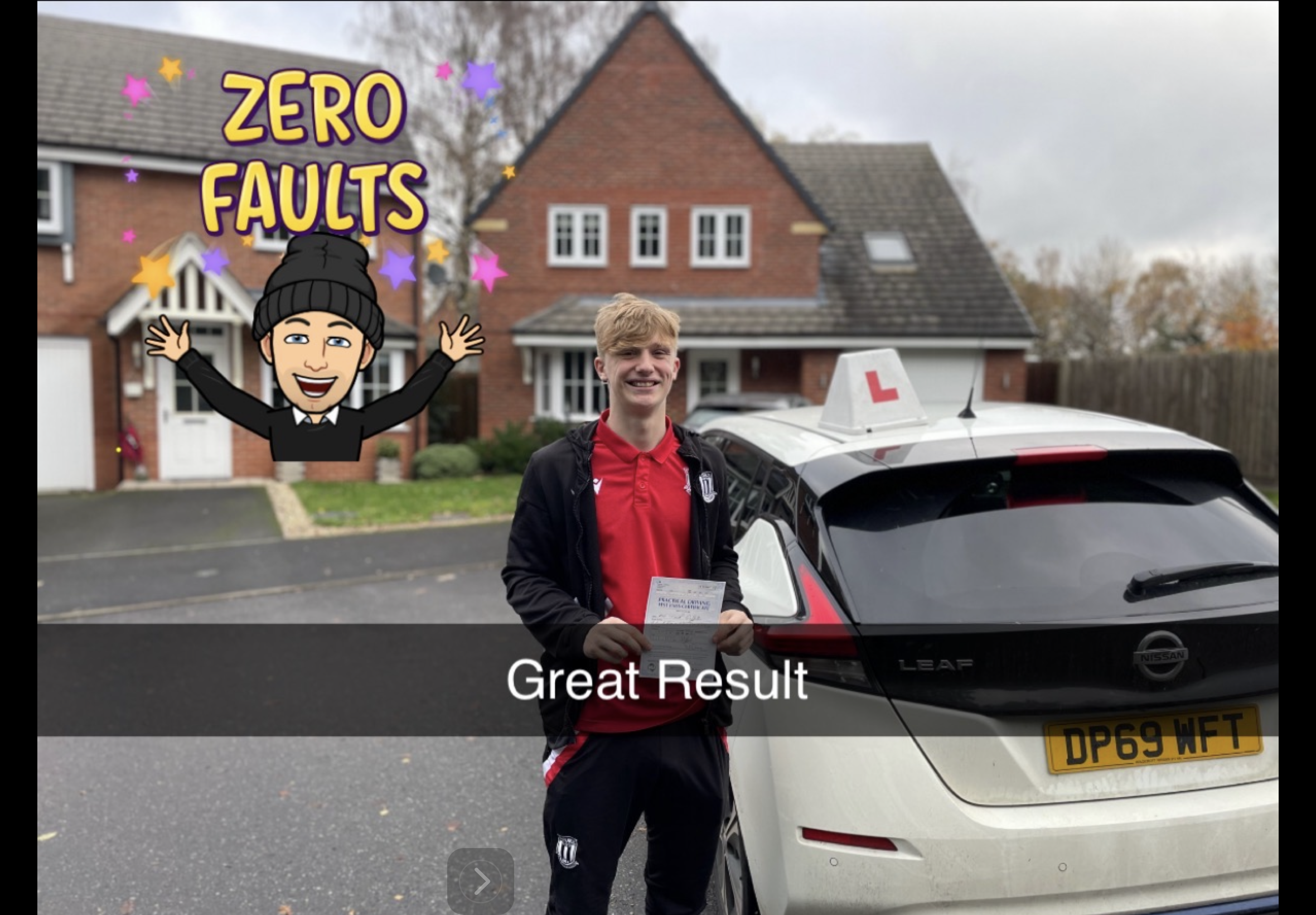 Zero Fault Driving test Pass