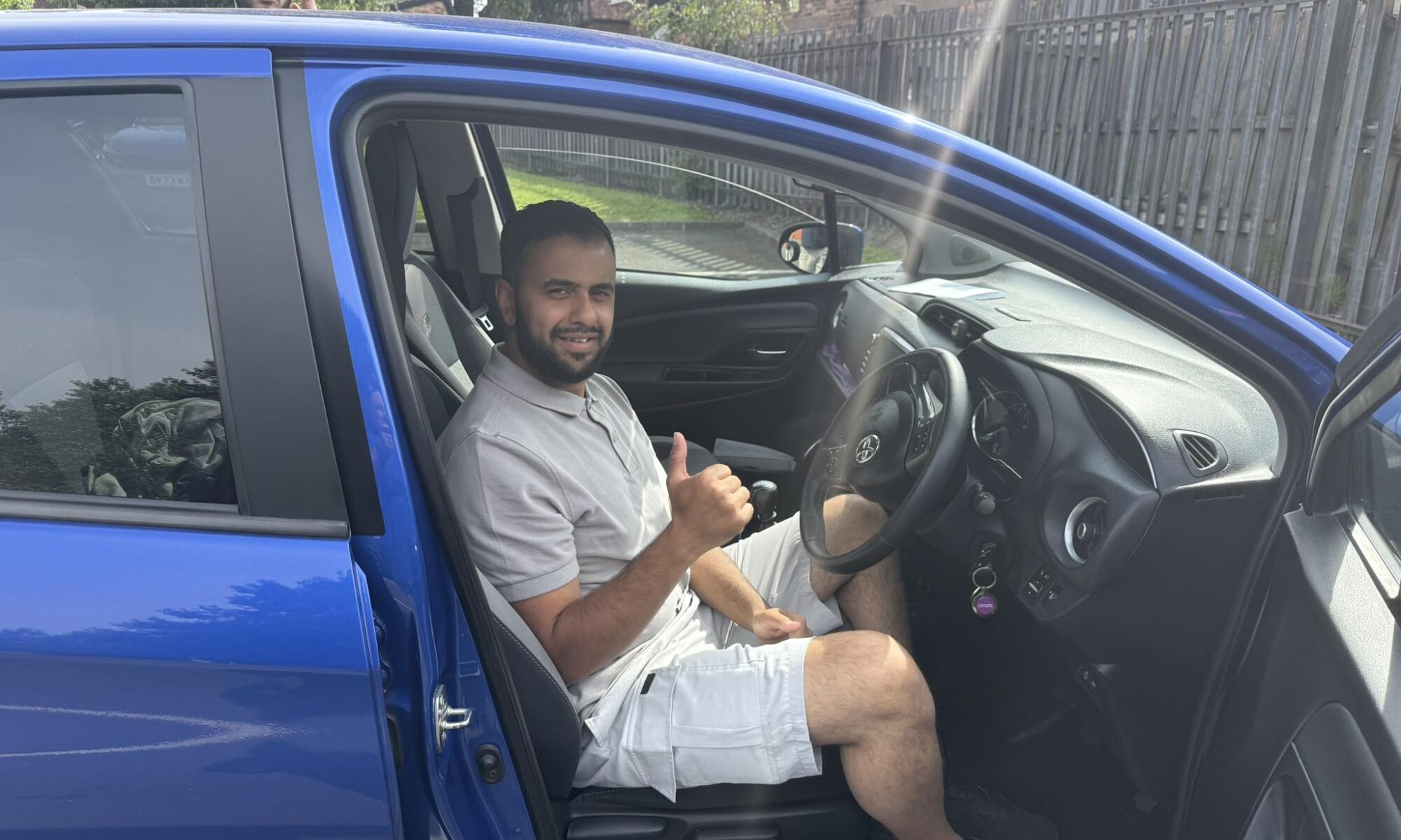 manual driving lesson